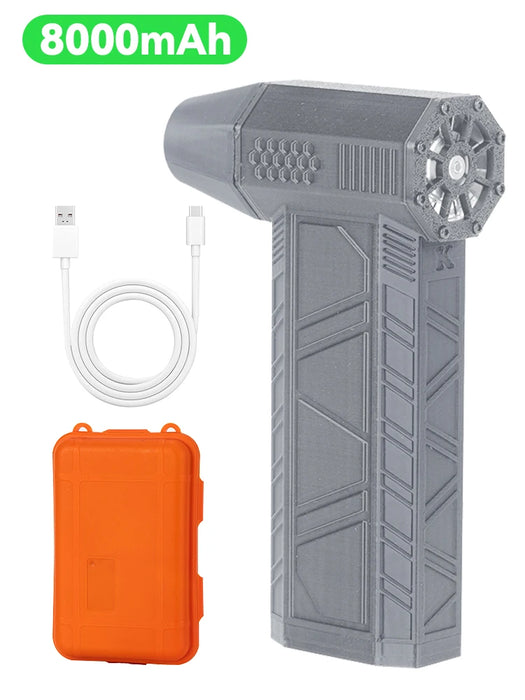 Electric Air Blower 130000RPM Powerful Snow Blower High-speed Dust Fan Mini Turbo Jet Fan Handheld Brushless Motor Car Dryer