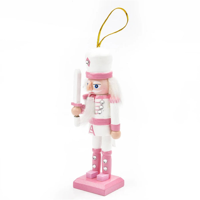 12cm Nutcracker Miniatures Pink Series Nutcracker Puppet