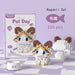 Ragdoll cat micro block figure, 235 pieces, with box art
