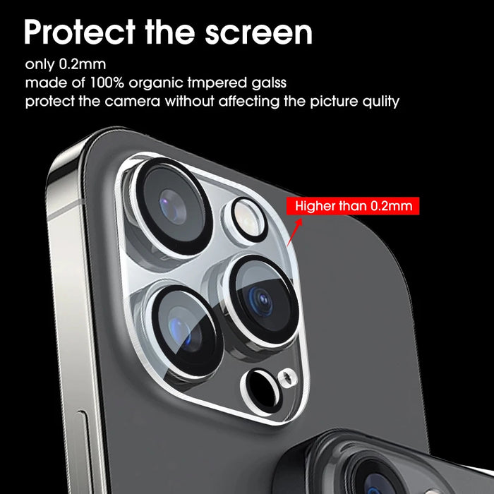 4PCS HD Back Camera Tempered Glass For iPhone 13Mini 13 14 15 16 Pro Max Rear Len Screen Protectors Anti-scratch Glass Film
