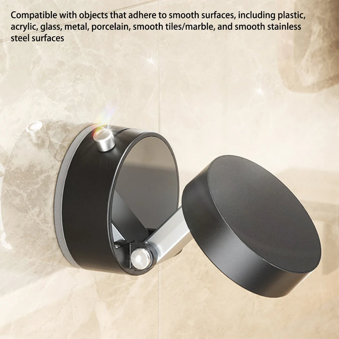 Suction Cup Magnetic Phone Holder Multifunctional Foldable Vacuum Storage Holder for Home Kitchen Vacuum Phone Mount