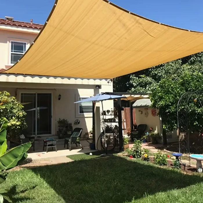 Beige  sunshade cloth sunshade durable sun protection shade mesh suitable for terrace plant greenhouse chicken coop porch