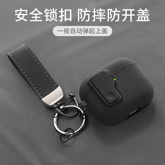 Protective Case For Airpods 4 Cover Luxury Earphone Cover Case For Apple Airpodspro2 3Air Pods Pro Shockproof Sleve With Hook ﻿