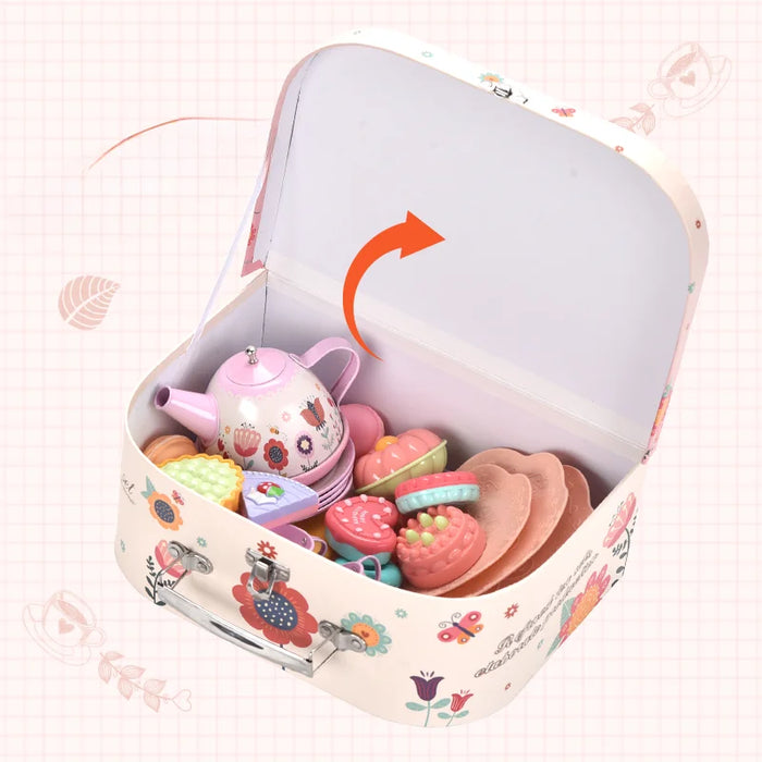 Play tea set Kitchen Play Set children furniture Infant Pretend Kids Toys