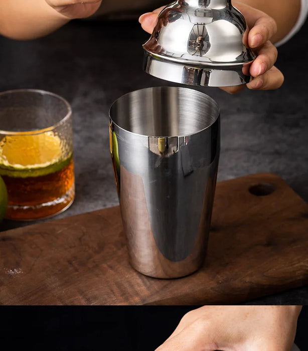 6/7/10pcs Stainless Steel Cocktail Shaker Bartending Tools Bartender Kit Martini Sharker Drink Mixer Set With Storage Bag