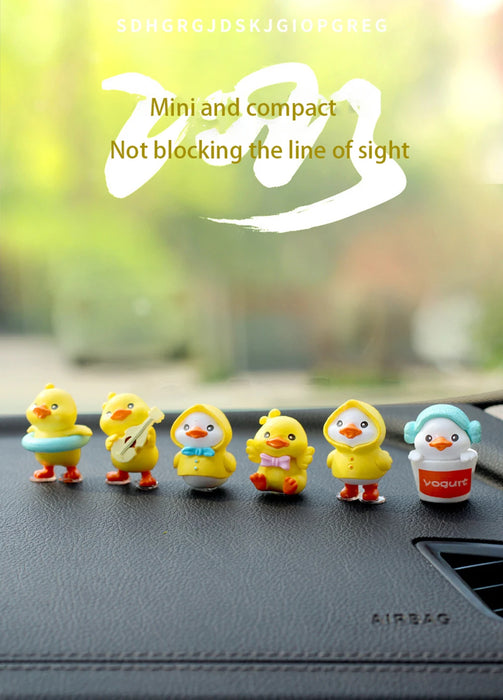 Little Yellow Swinging Duck for Car Interior Decoration