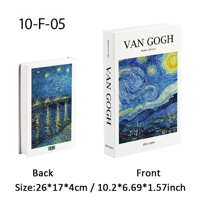 Luxury Fake Book Storage Box Abstract Decorative Books Open Paris Home Decor Coffee Table Bedroom Ornaments Interior Decoration