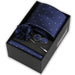 Men's tie gift set, style BBJ-50: tie, pocket square, cufflinks and pins in a gift box