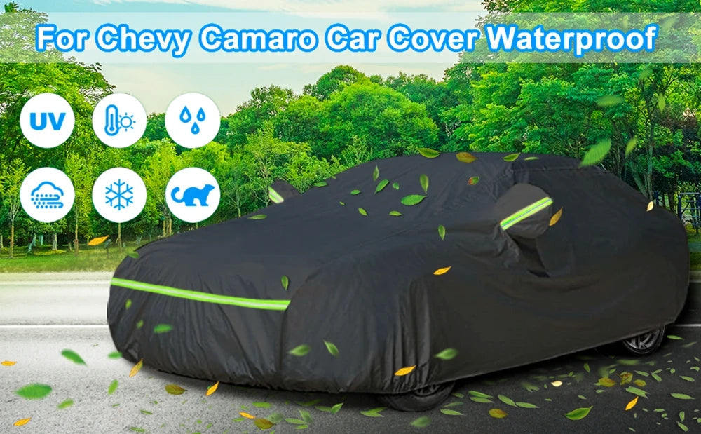 Windproof Full Car Cover All Weather Outdoor Car Covers with Zipper