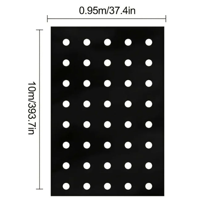 Grow Your Vegetables with Our High-Quality Black Plastic MulchFilm - Perfect for Greenhouses and Plant Protection!