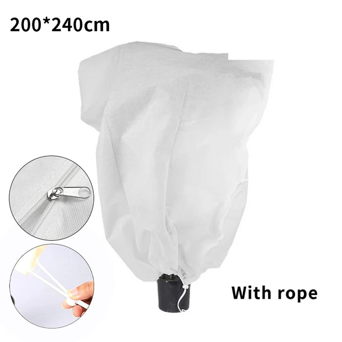 Non-woven Fabric Plant Protection Cover Fruit Protection Bag Winter Plant Coldproof Frost Prevention Mesh Plant Cover Antifreeze