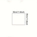 Hand towel size diagram, 30 x 30 cm (11.8 in)