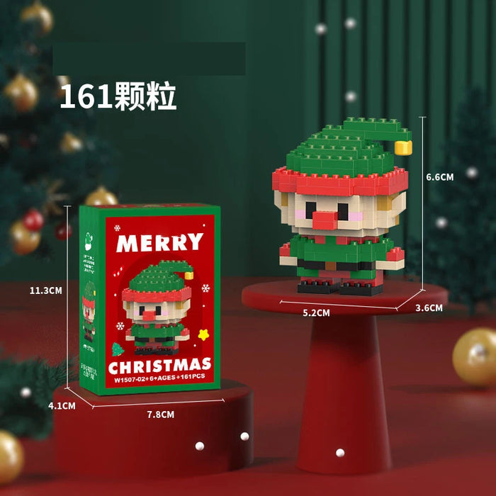 Elf micro block figure, 161 pieces, with box