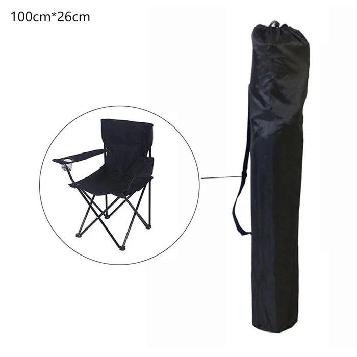 1pcs Outdoor Chair Portable Folding Chair Storage Bag Camping Chair Oxford Cloth Drawstring Pockets Furniture Storage Bag