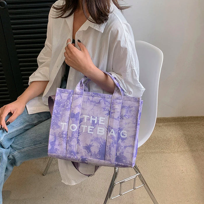 Large Canvas Tote Bag Shoulder Crossbody Bags for Women Handbag