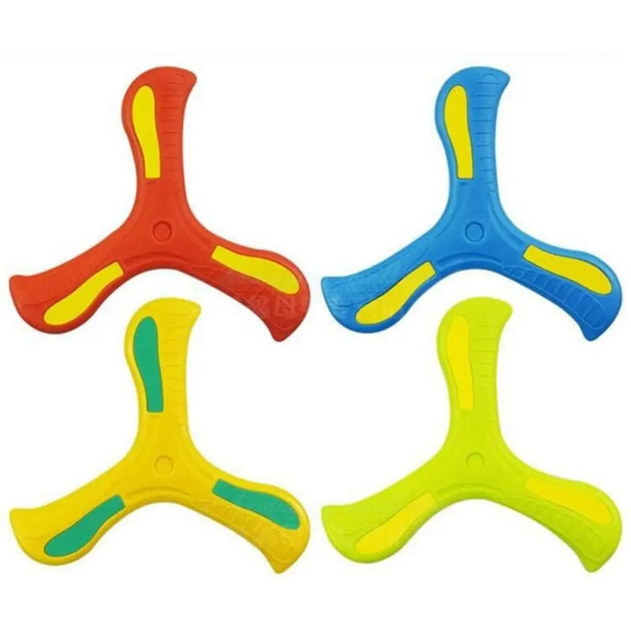 Children Boomerang Soft Three-leaf Cross Outdoor Toy Flying Disc Adult-kids Interactive Sports Toy for Puzzle Decompression Gift