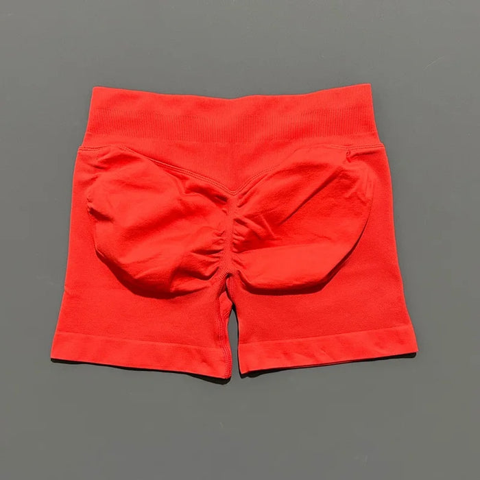 Women Fitness Workout Shorts Yoga High Waist Lift Butt Fitness Shorts Gym Running Sportswear Women Push Up Gym Leggings