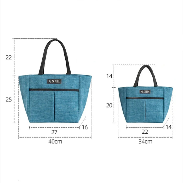 Portable Insulated Large Capacity Thermal Lunch Bag