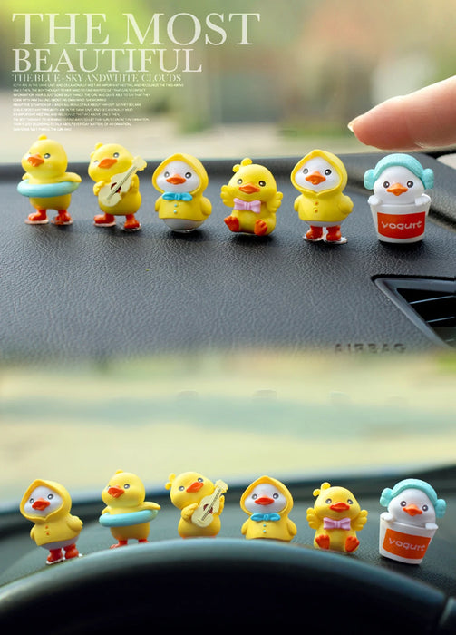 Little Yellow Swinging Duck for Car Interior Decoration