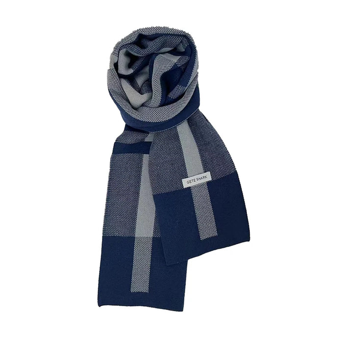Winter Men Scarf Keep Warm Scarf Casual Fashion Brand Designers Knit Neckerchief Patchwork Copy Cashmere Scarf Shawl Wrap AC2228