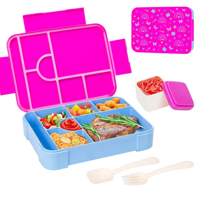 1100ml Lunch Box Microwavable Bento Box Tritan Interlayer Leakproof Storage Box Hermetic Containers Students Adults School