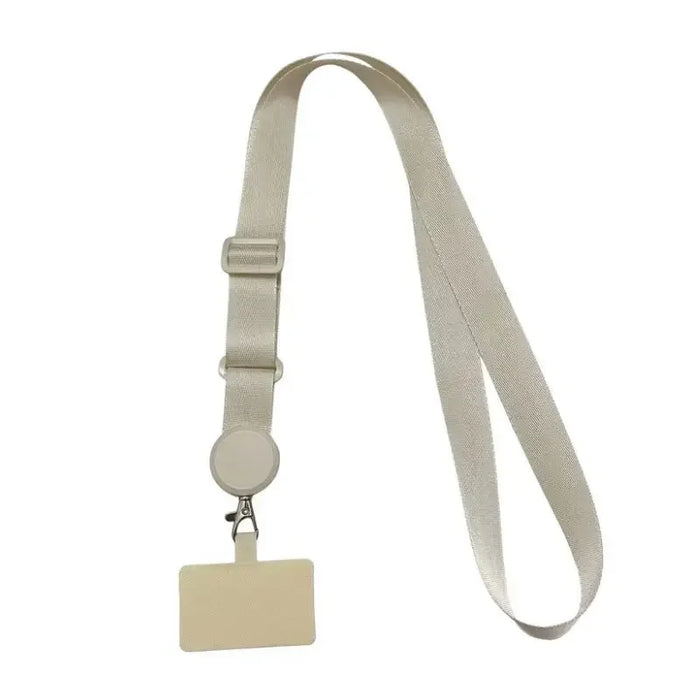 Detachable Adjustable Strap Crossbody Patch Phone Lanyard For Phone Flat Nylon Patch Necklace Clip Snap Hanging Cord Rope