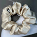 Mulberry silk scrunchie, Sand