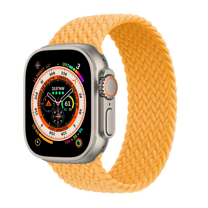 Braided Solo Loop For Apple Watch Strap 44mm 40mm 45mm 41mm 49mm 42mm 46mm Bracelet iWatch Series 10 9 SE 8 7 6 5 4 Ultra 2 Band
