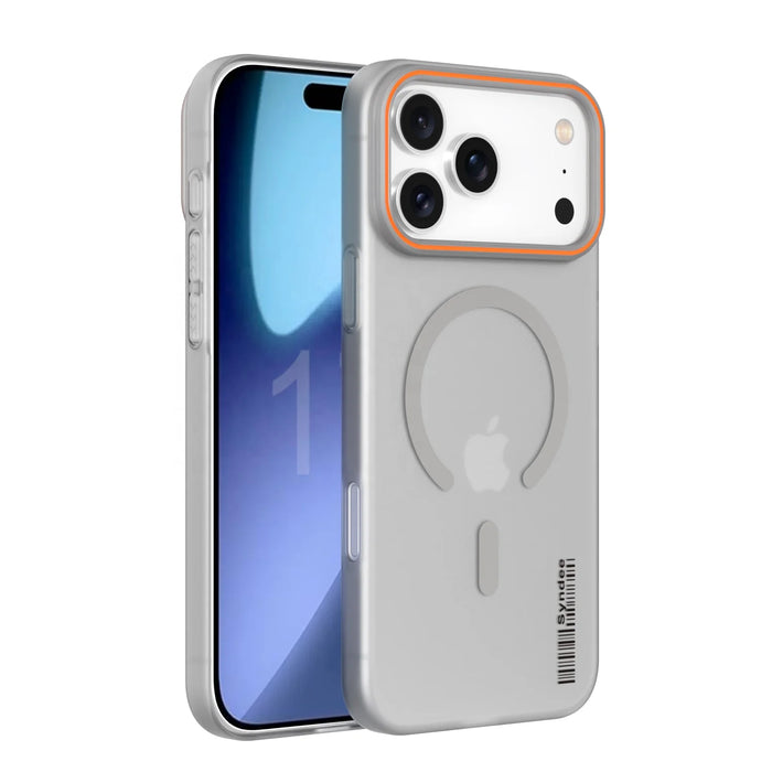 Popular Candy Colour PC Frosted Magnetic Charging Phone Case For IPhone 17 Air Pro Max Anti-Drop Translucent Matte Protect Cover