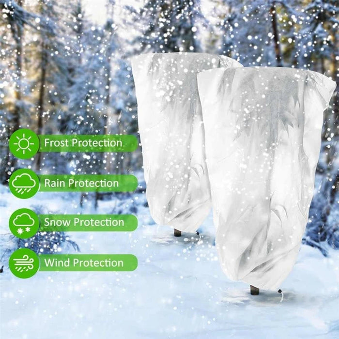Non-woven Fabric Plant Protection Cover Fruit Protection Bag Winter Plant Coldproof Frost Prevention Mesh Plant Cover Antifreeze