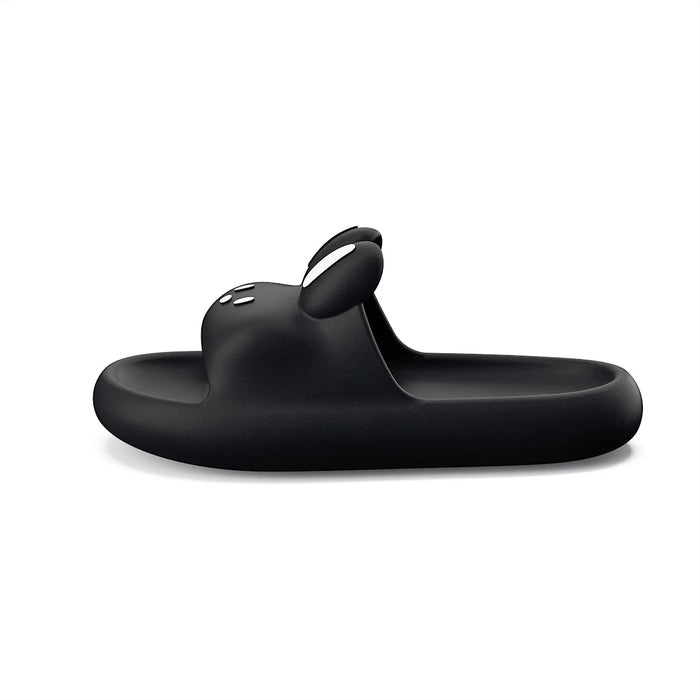 Cute Rabbit Unisex Slippers Non-Slip Slip-On Indoor Slippers Comfortable Soft Home Slippers