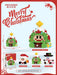 Christmas tree character micro block figure, 282 pieces, with box