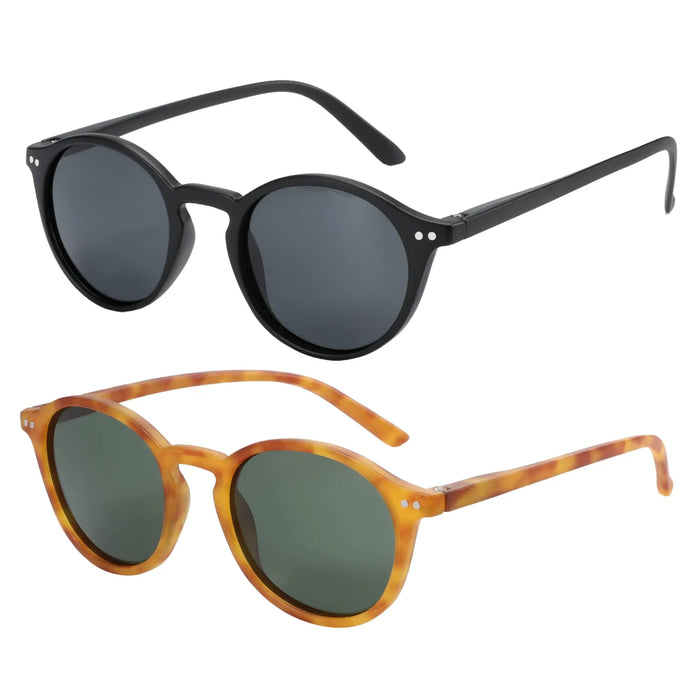 ZENOTTIC Fashion Polarized Sunglasses Men Women Brand Designer Retro Round Sun Glasses Vintage UV400 Goggles Shades