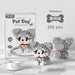 Schnauzer micro block figure, 202 pieces, with box art