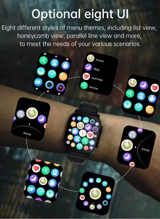 2025 New T900 Ultra Smartwatch 49mm 2.09" AMOLED Screen NFC Fitness Waterproof Watches for Man IWO Watch Ultra 9 Smart Watch Men
