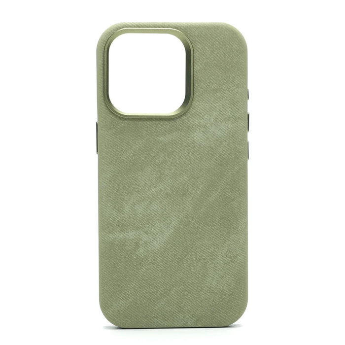 Luxury For MagSafe Fiber Leather Shockproof Case For iPhone 18 17 16 Pro Max Air 15 14 Plus 13 12 Magnetic Wireless Charge Cover