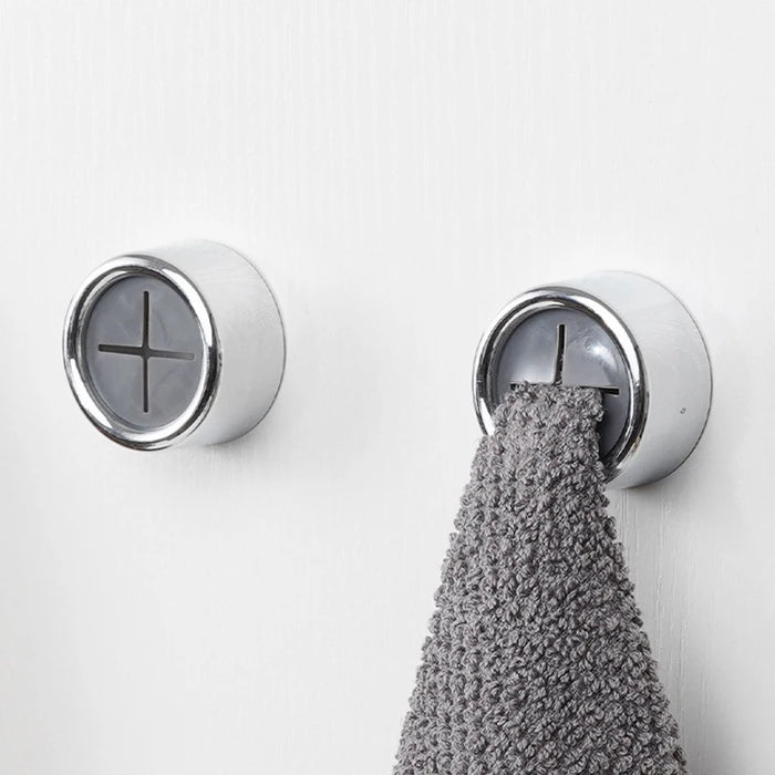 Kitchen Towel Holder Sucker Wall Bathroom Laundry Cloth Rag Hook Sink Accessories Under Sink Organizer SNJ005