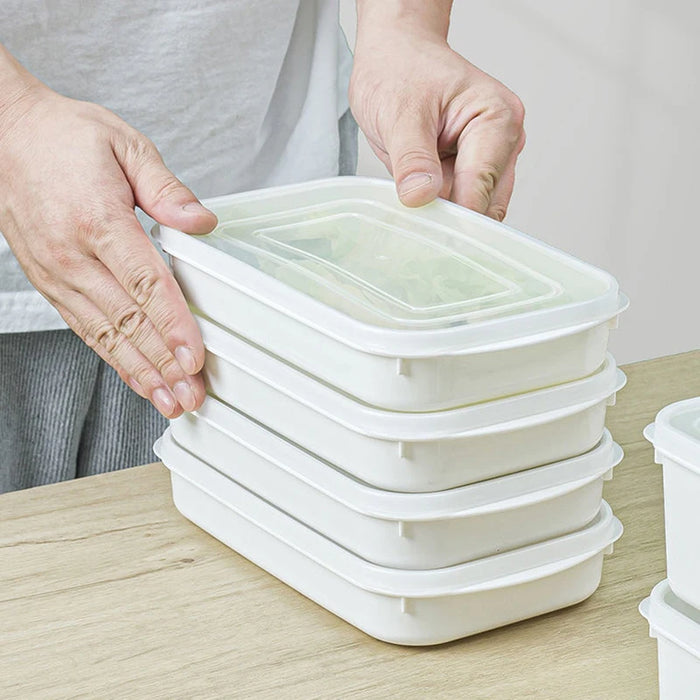 Food Grade Refrigerator Storage Fruit Vegetable Preservation Prepare The Dishes Divided Box Japanese Frozen Meat Packaging Box