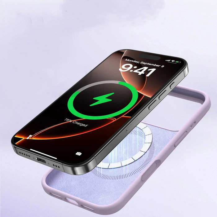 Original Liquid Silicone Magsafe Case for Apple iPhone 17 13 15 16 14 Pro Max Wireless Charging 12 15 16 17 Magnetic Soft Cover