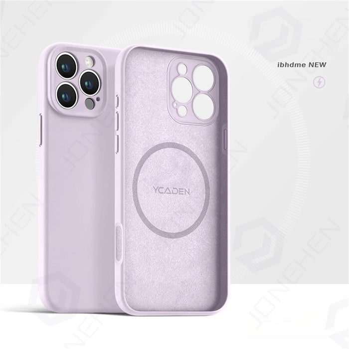 For Magsafe Liquid Silicone Original Case For iPhone 16 15 14 Plus 13 12 17 18 Pro Max Magnetic Wireless Charge Shockproof Cover