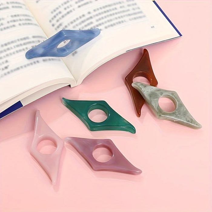 1PC Creative Resin Thumb Book Stand ，Reading Aid & Expander, Reduces Eye Fatigue - Durable Bookmark ，For Students And Readers