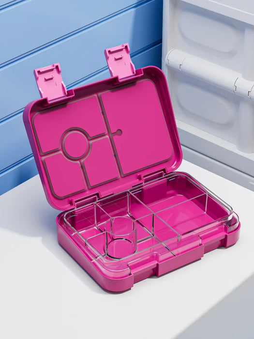 1100ml Cartoon Christmas Printed Lunch Box Microwavable Bento Box Interlayer Leakproof Storage Box Hermetic Containers Students