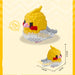 Yellow cockatiel with orange cheeks micro block figure
