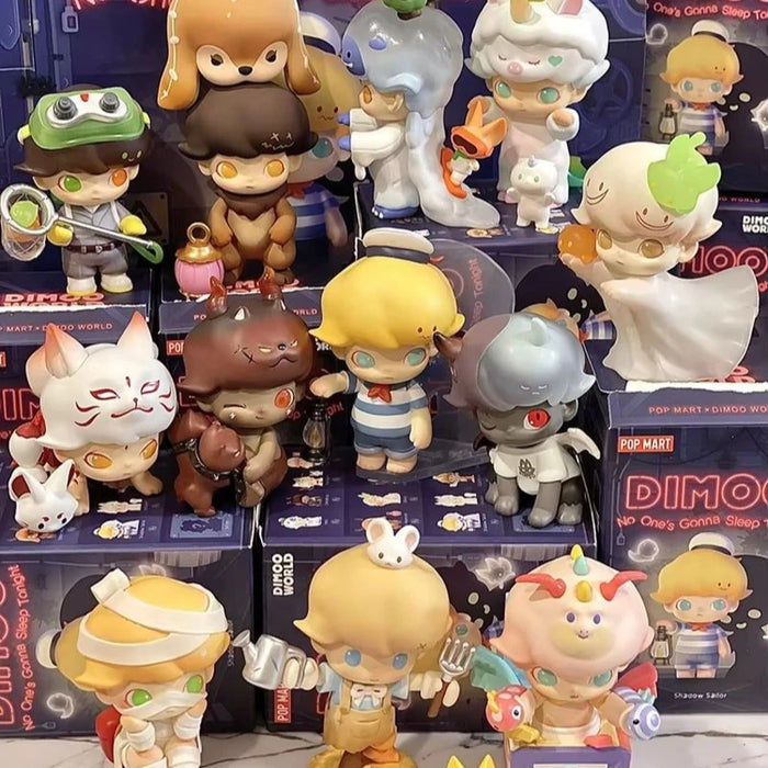 Dimmoo Is Not Allowed To Sleep Tonight. A Series Of Blind Boxes, Cute Surprise Boxes, Hand-made Creative Gift Ornaments.