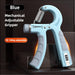Adjustable hand grip strengthener: Blue