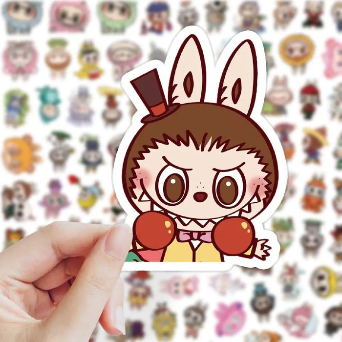 103 PCS Cute Monster Cartoon Waterproof Stickers Pack Anime Accessories