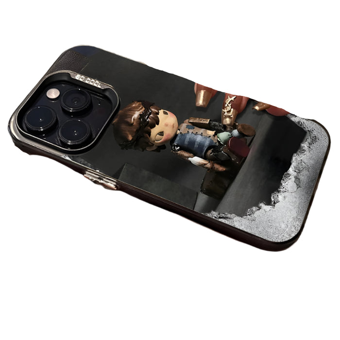 Cartoon Graffiti Hirono Phone Case For iPhone 16 Pro Max 15 14 13 Pro Max 16 Plus Hard Shockproof Matte Back Cover