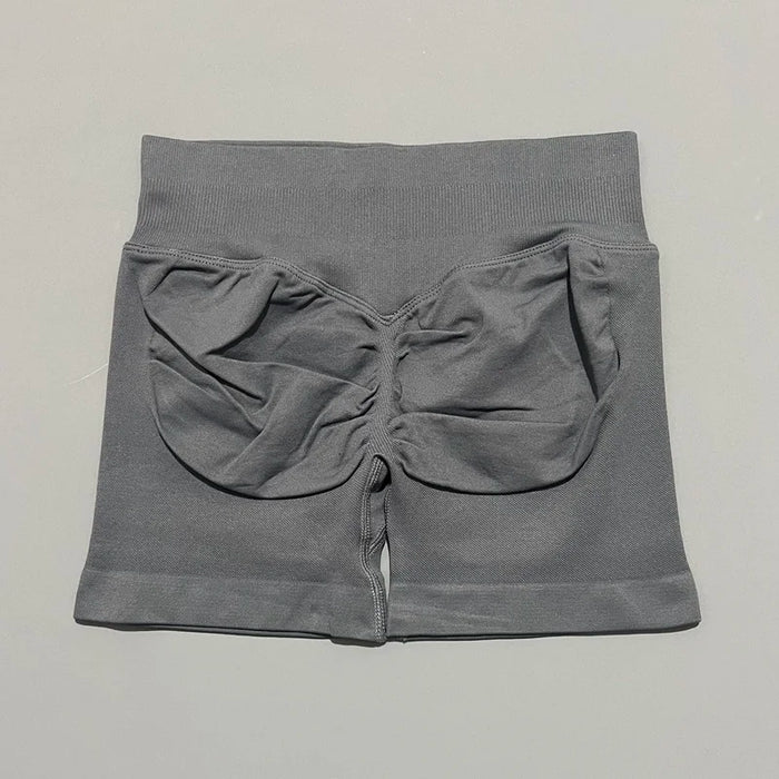 Women Fitness Workout Shorts Yoga High Waist Lift Butt Fitness Shorts Gym Running Sportswear Women Push Up Gym Leggings
