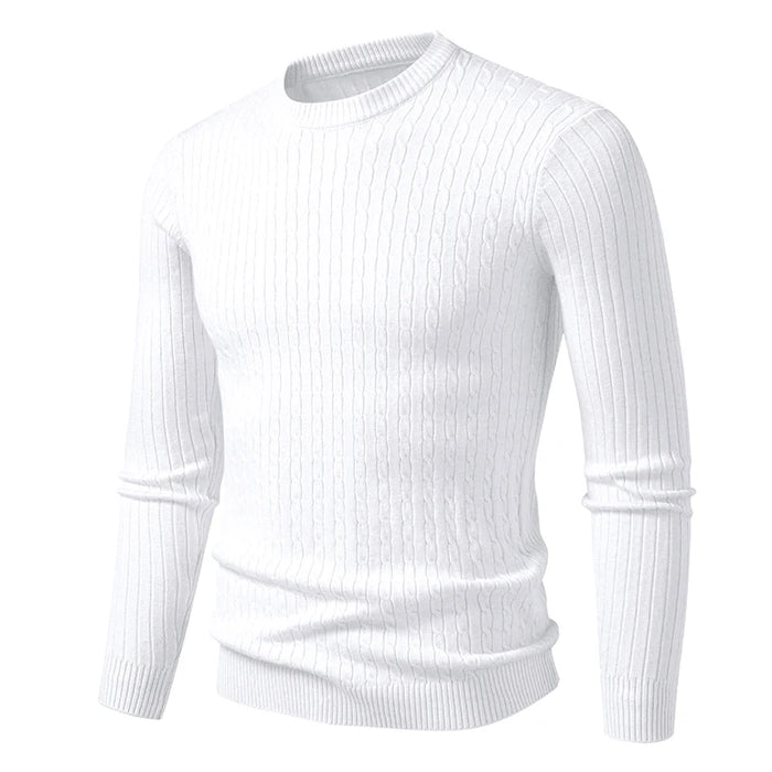 new Mens Crew Neck Sweaters Long Sleeve Lightweight Knit Dress Pullover Sweaters Casual outwear Twist Patterned Cable Sweaters
