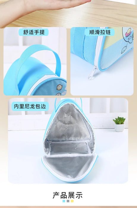 Breakfast Insulated Thermal Bag Small Triangular Rice Ball
